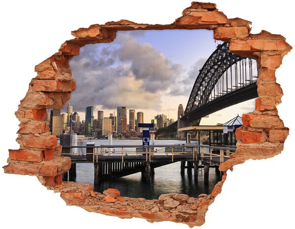Fototapeta díra na zeď 3D Most w Sydney nd-c-90745371