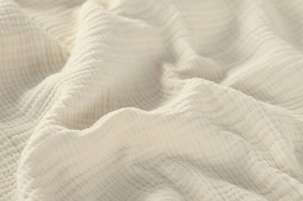 DARRÉ Celoroční mušelínové povlečení Ivory - GOTS Velikost: 220 x 200 + 2 x 70 x 90