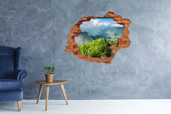 Nálepka fototapeta 3D na zeď Stezka na vrcholku nd-c-91416067
