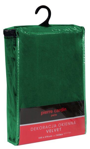 ZATEMŇOVACÍ ZÁVĚS NA PÁSCE PIERRE CARDIN SIBEL 140X270 CM TMAVĚZELENÁ