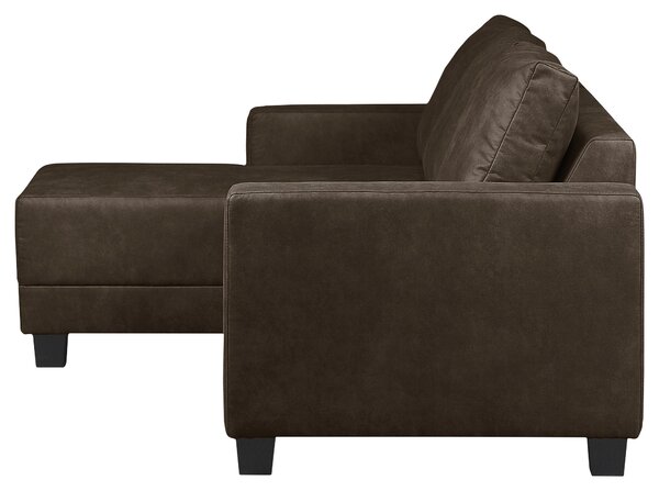 ROHOVÁ SEDAČKA, textil, tmavě hnědá MID.YOU - Sedací soupravy, Online Only