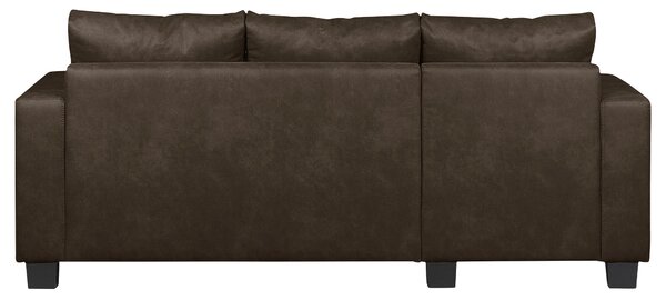 ROHOVÁ SEDAČKA, textil, tmavě hnědá MID.YOU - Sedací soupravy, Online Only
