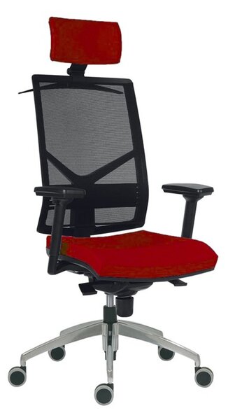 ANTARES Kancelářská židle 1850 SYN OMNIA ALU PDH - červená Antares