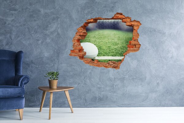 Foto fotografie díra na zeď Míč ragby nd-c-91666550