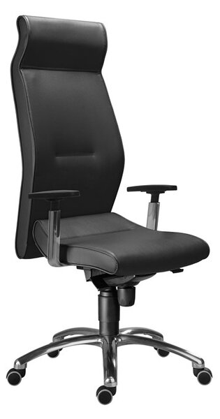 ANTARES Kancelářská židle 1800 SYN LEI kůže černá Antares