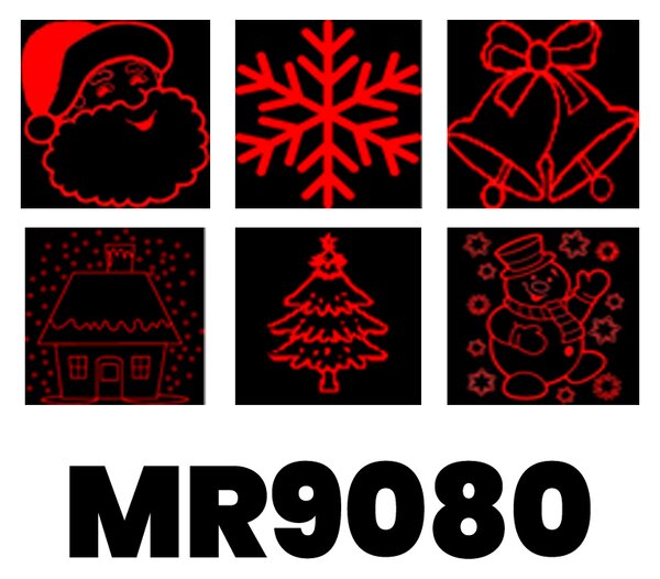 Aga Laserový dekorativní projektor Zelená/červená MR9080