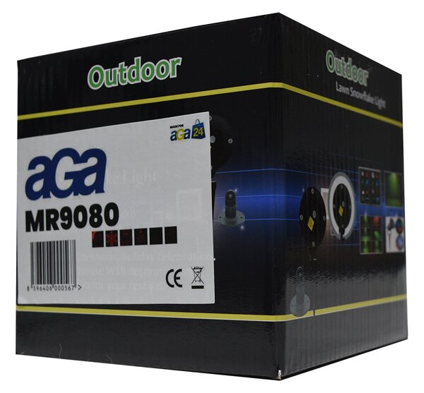 Aga Laserový dekorativní projektor Zelená/červená MR9080