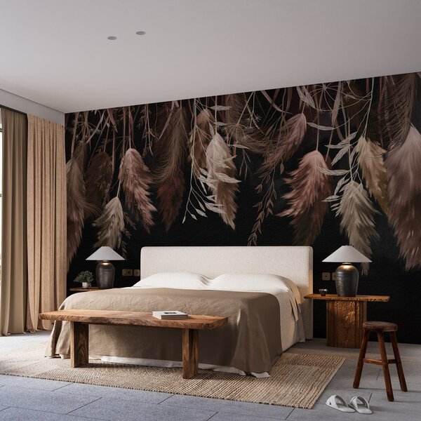 Fototapety Sušené květy, Fototapety boho, w04253v1 : uwalls.cz