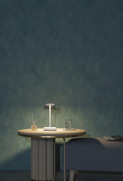 STOLNÍ LAMPA NA BATERIE, stmívač s regulačním kolečkem, 13,7/27 cm Dieter Knoll - Online Only svítidla, Online Only