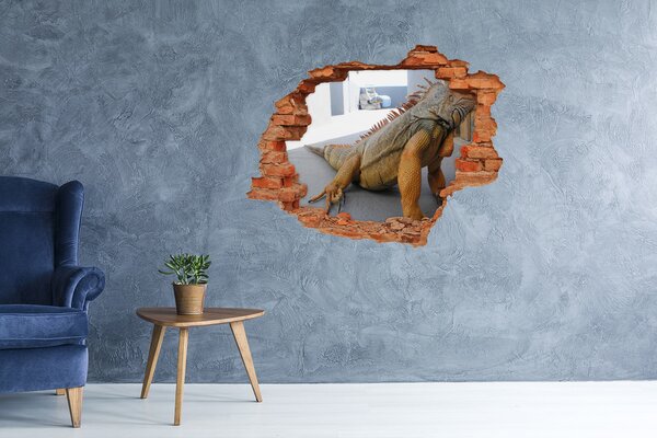 Fototapeta díra na zeď Leguán nd-c-97700993