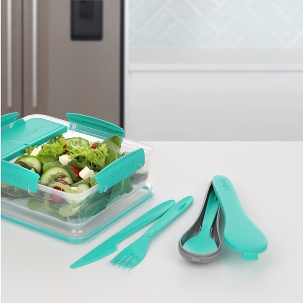 Sistema Příbor To Go Cutlery Set, zelená