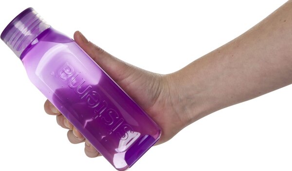 Sistema Hranatá láhev se šroubovacím víčkem Hydrate Square 475 ml, fialová