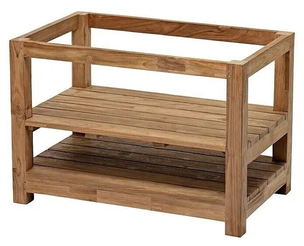 Sunfun Zoe Kuchyňský modul, 93 × 66 × 57,5 cm, teakové dřevo