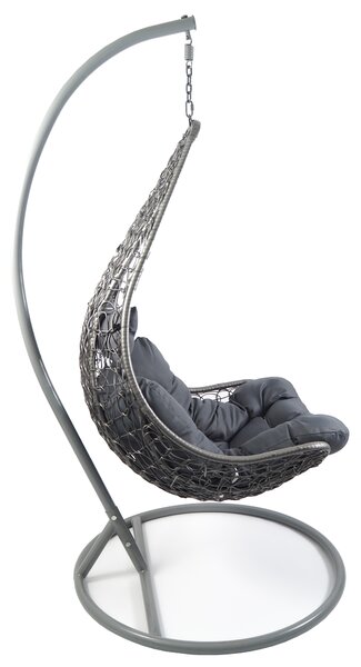 Aga Závěsné křeslo Caitlin Grey - Dark Grey