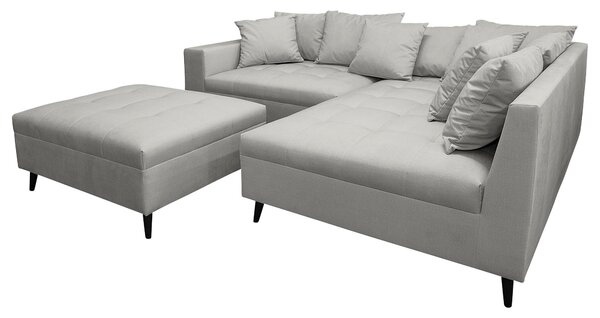 ROHOVÁ SEDAČKA, textil, šedá MID.YOU - Sedací soupravy, Online Only