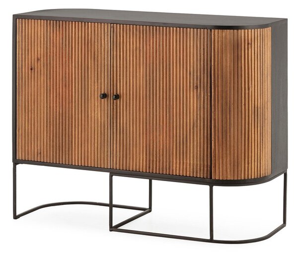 Komoda z mangového dřeva v přírodní barvě 110x90x40 cm Curve – MOME