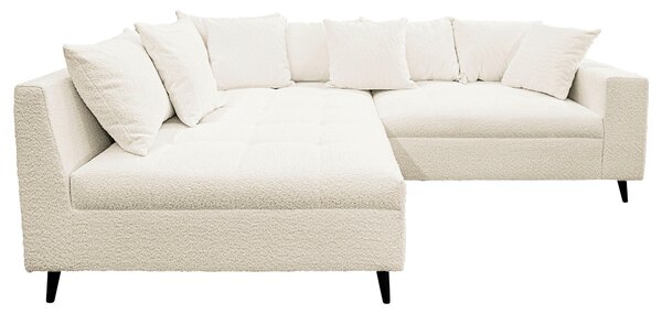 ROHOVÁ SEDAČKA, textil, bílá MID.YOU - Sedací soupravy, Online Only