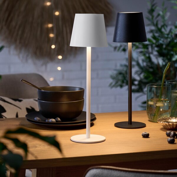 STOLNÍ LAMPA NA BATERIE, dotykový stmívač, 11,5/36 cm Novel - Online Only svítidla, Online Only
