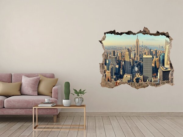 Fototapeta díra na zeď 3D Mrakodrapy nd-k-70679616
