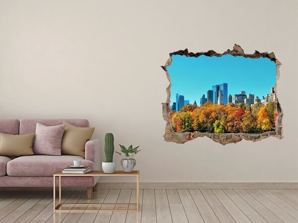 Fototapeta díra na zeď 3D New York podzim nd-k-70676089