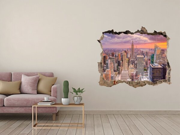 Fototapeta díra na zeď 3D New York nd-k-71768096