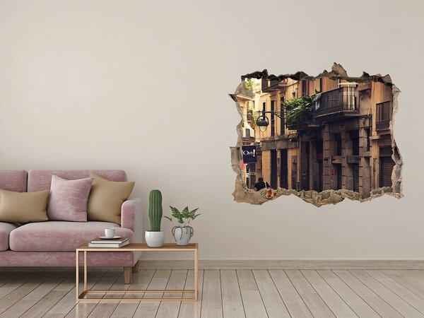 Fototapeta díra na zeď 3D Ulice Barcelony nd-k-72532408