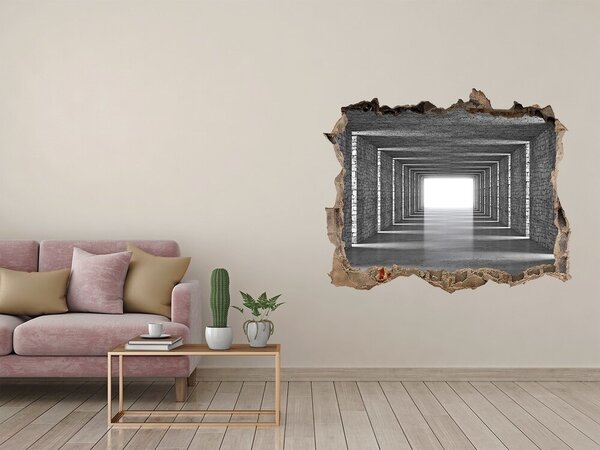 Díra 3D fototapeta na stěnu Tunel z cihly nd-k-73368031