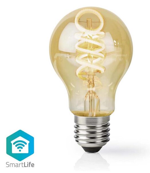 Nedis WIFILRT10A60 - LED Stmívatelná žárovka A60 E27/4,9W/230V Wi-Fi 1800-6500K