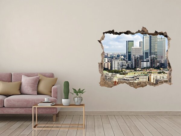 Fototapeta díra na zeď 3D Varšava Polsko nd-k-73940360
