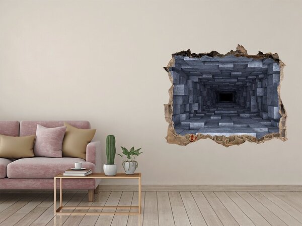 Díra 3D fototapeta nálepka Tunel nd-k-74393146