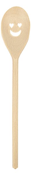 AMADEA Dřevěná vařečka s obličejem, masivní dřevo, délka 30 cm