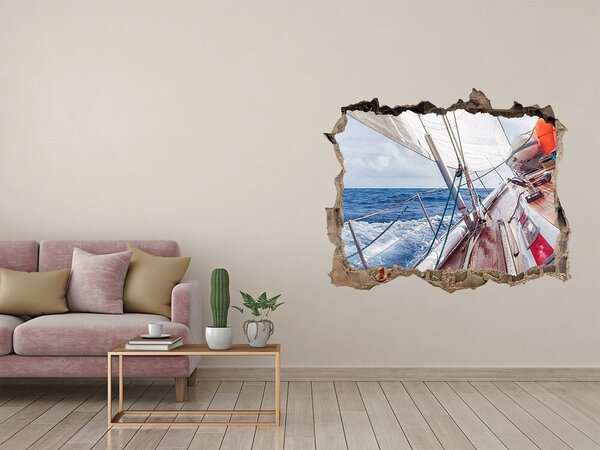 Foto fotografie díra na zeď Plachetnice na moři nd-k-75177883