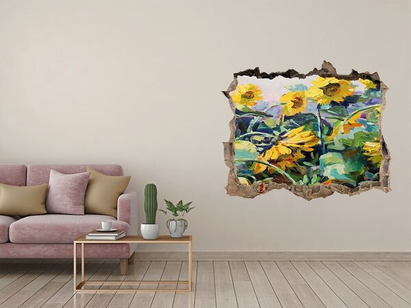 Díra 3D fototapeta nálepka Slunečníky nd-k-75810781