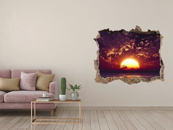 Nálepka fototapeta 3D výhled Západ slunce nd-k-75562875