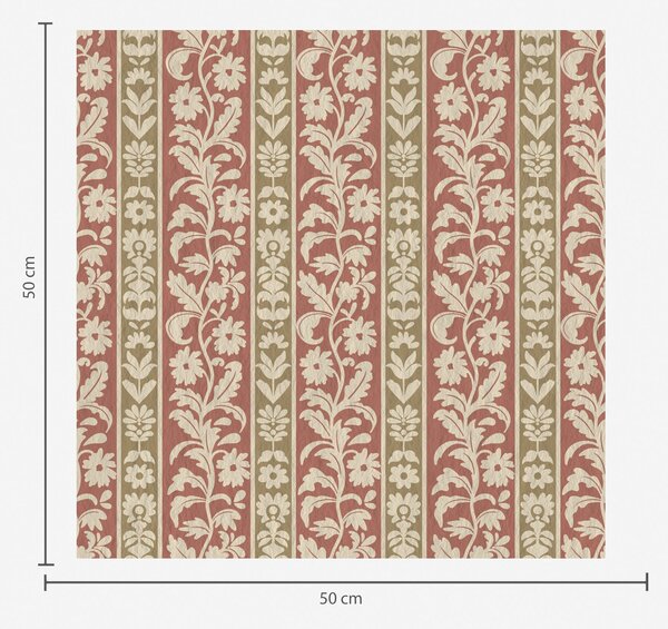 Tapety Retro svislé pruhy s květinovým vzorem, Tapety květiny, a00362 : uwalls.cz