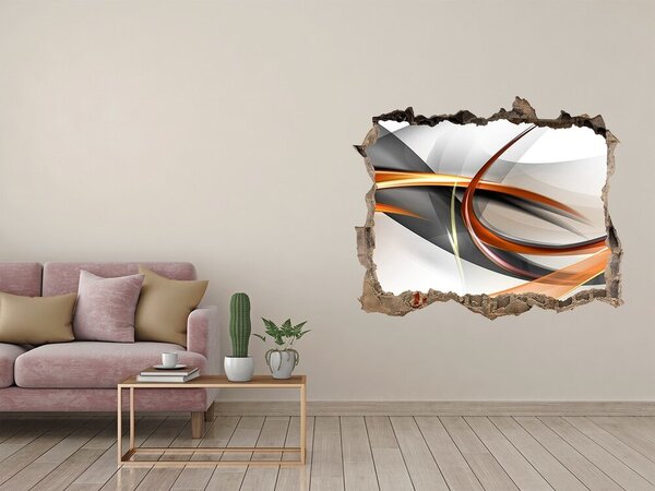 Díra 3D fototapeta na stěnu Abstrakce vlny nd-k-76641180