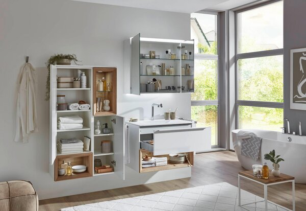 SKŘÍŇKA S UMYVADLEM bílá Celina Home - Umyvadla se skříňkou