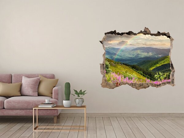 Nálepka fototapeta 3D výhled Horská krajina nd-k-76842367