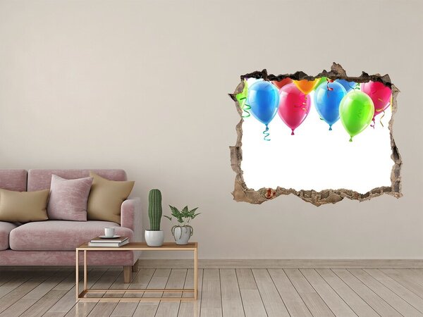 Fototapeta díra na zeď Barevné balonky nd-k-77215325