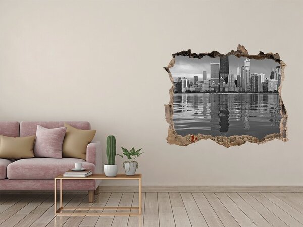 Fototapeta díra na zeď 3D nálepka Chicago nd-k-77638658