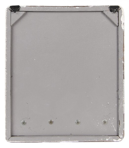 Béžový věšák na klíče s patinou – 22x5x25 cm
