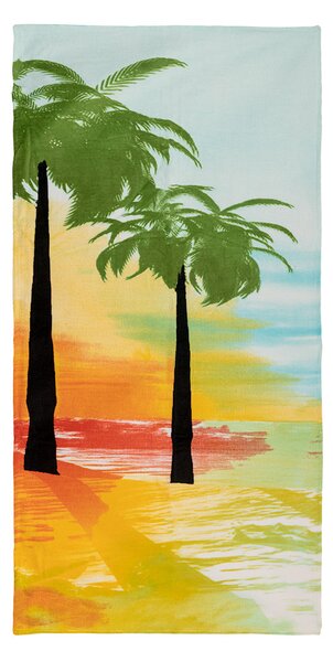 Tegatex Plážová osuška - Palmy na pláži Velikost: 75*150