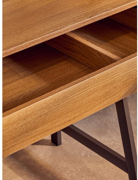 Pracovní stůl v dekoru dubu 48x74 cm Bradbury – Premier Housewares