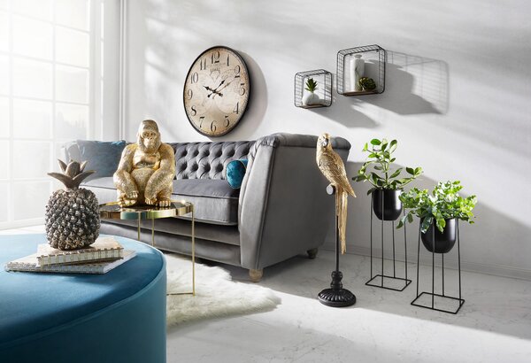 NÁSTĚNNÉ HODINY vícebarevná 80 cm Ambia Home - Nástěnné hodiny