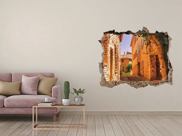 Fototapeta díra na zeď 3D Romantická ulička nd-k-78375869
