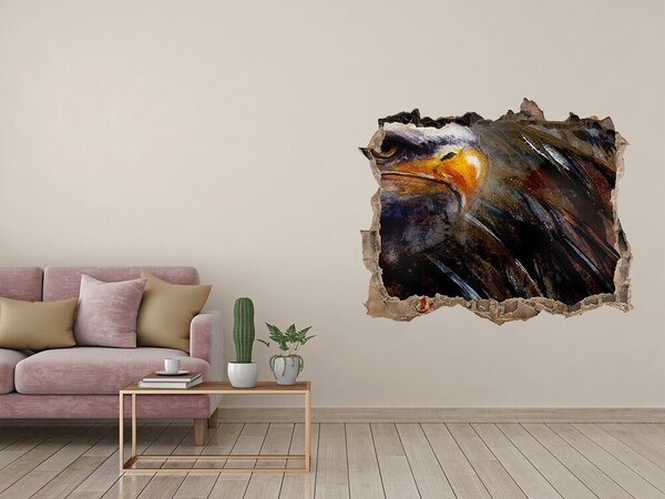 Díra 3D fototapeta na stěnu nálepka Ořel nd-k-78484060