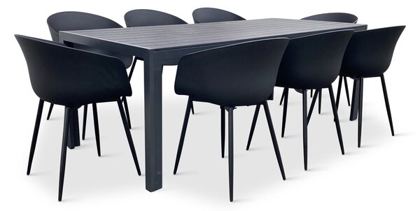 Zahradní jídelní set VIKING XL 190cm + 8x židle RIKKE