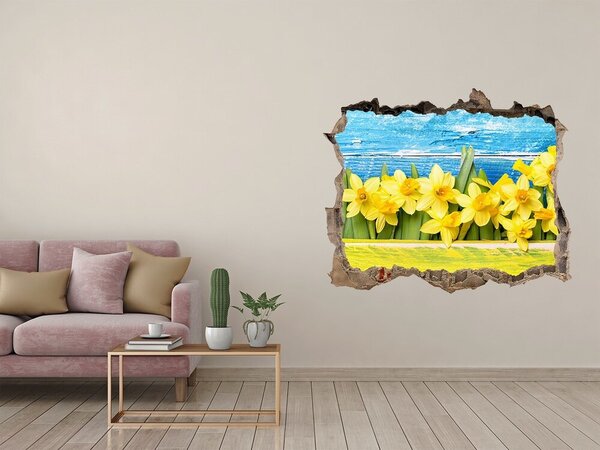 Samolepící díra na stěnu nálepka Narcis nd-k-79578673