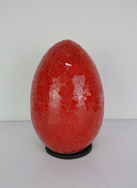 Stolní lampa ART EGG červená