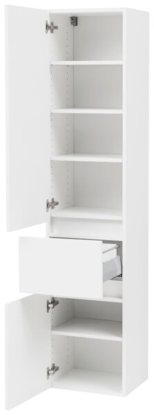 VYSOKÁ SKŘÍŇ, bílá, bílá, 40/180/35 cm Held - Koupelnové série, Online Only